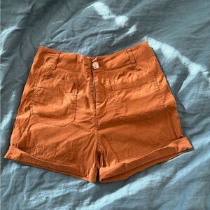 Anthropologie Rust Orange Shorts